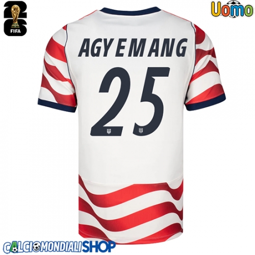 Maglie da calcio Stati Uniti Patrick Agyemang #25 Prima Maglia Mondiali 2026  Manica Corta